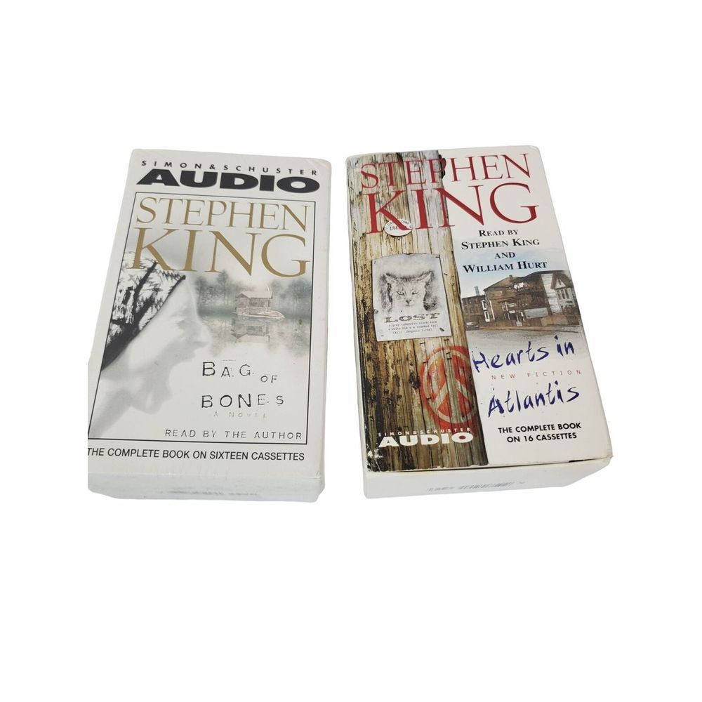 Stephen King Bag of Bones Sealed Audio Book 16‎ Cassettes 1998
